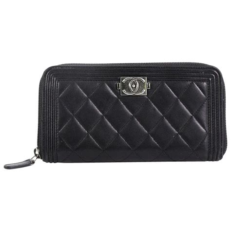 chanel boy wallets price|chanel boy zip around wallet.